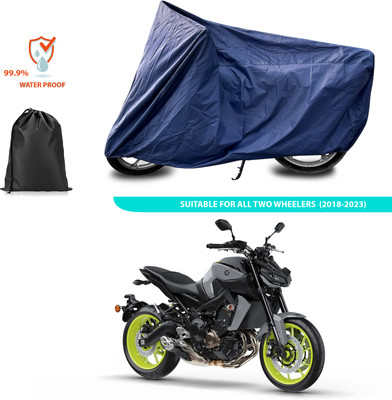 PAGORA Waterproof Two Wheeler Cover for Yamaha(MT 9, Blue)