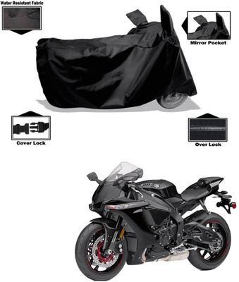 CODOKI Waterproof Two Wheeler Cover for Yamaha(YZF R1M BS6, Black)