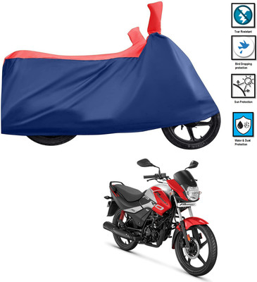 CODOKI Waterproof Two Wheeler Cover for Hero(Passion Pro i3S, Red)