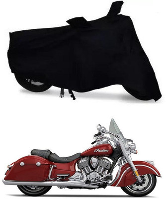 THE REAL ARV Waterproof Two Wheeler Cover for Indian(Springfield, Black)