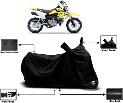 Amexride Two Wheeler Cover for Suzuki(DR-Z50 BS6, Black)