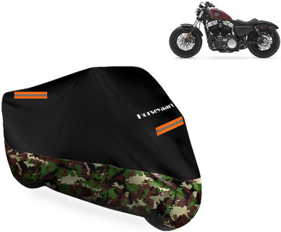 Horseyaart Waterproof Two Wheeler Cover for Harley Davidson(Forty Eight, Multicolor)