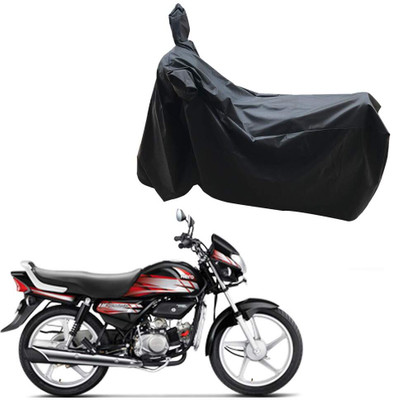 AASHTIK MART Two Wheeler Cover for Hero(MotoCorp HF Deluxe, Black)