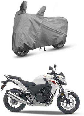 AUTOGARH Two Wheeler Cover for Honda(CB1000R Plus, Grey)