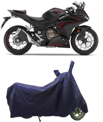 Coxtor Waterproof Two Wheeler Cover for Honda(CBR500R BS6, Blue)