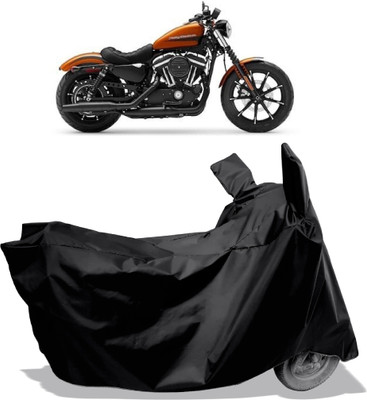 Amexride Two Wheeler Cover for Harley Davidson(Iron 883, Black)