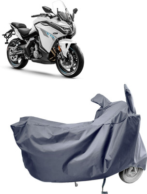 Amexride Two Wheeler Cover for CFMoto(650GT BS6, Grey)