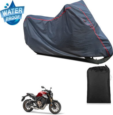 GOSHIV-car and bike accessories Waterproof Two Wheeler Cover for Honda(Grey)