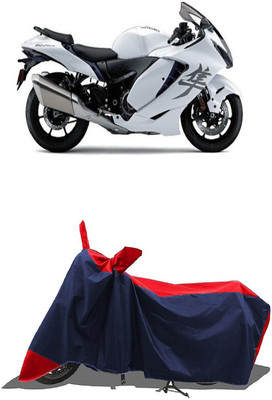 SUGASHRI Waterproof Two Wheeler Cover for Suzuki(Hayabusa, Red, Blue)
