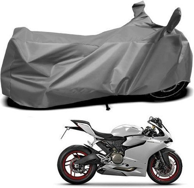 Varnwal E Commerce Waterproof Two Wheeler Cover for Ducati(899 Panigale, Grey)