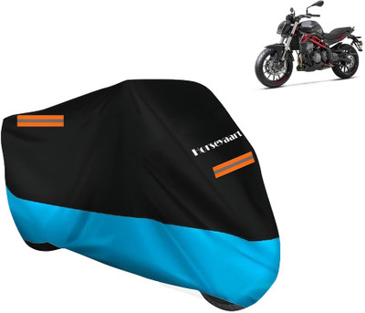 Horseyaart Waterproof Two Wheeler Cover for Benelli(TNT 300, Blue)