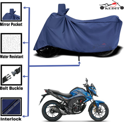 AASHTIK MART Two Wheeler Cover for Honda(Blue)