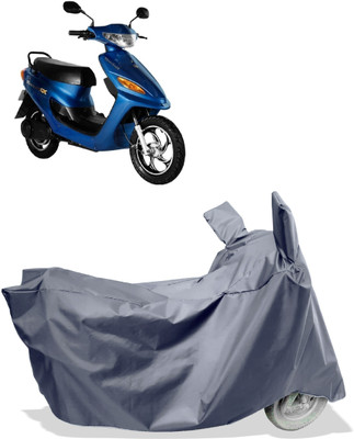 Amexride Two Wheeler Cover for Indus(Yo Electron, Grey)
