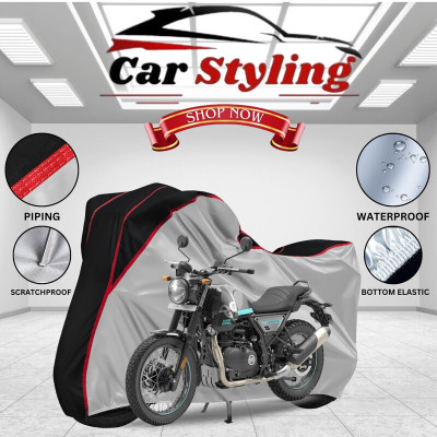 Car Styling Waterproof Two Wheeler Cover for Royal Enfield(Scrambler, Multicolor)