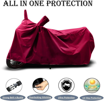 AUTOCAD Waterproof Two Wheeler Cover for TVS(Jupiter Grande, Maroon)