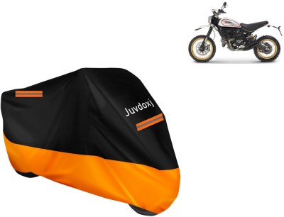 Juvdoxj Waterproof Two Wheeler Cover for Ducati(Scrambler, Orange)