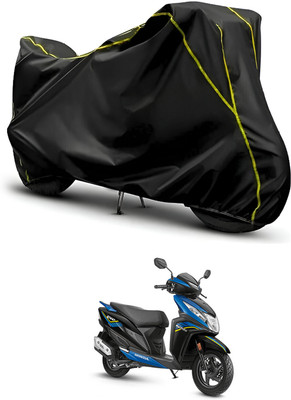 CODOKI Waterproof Two Wheeler Cover for Honda(Dio, Black, Black)