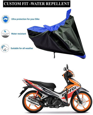 PAGORA Waterproof Two Wheeler Cover for Honda(Blade 125, Blue)