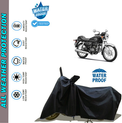 AutoGalaxy Waterproof Two Wheeler Cover for Hero(Splendor Pro Classic, Black)