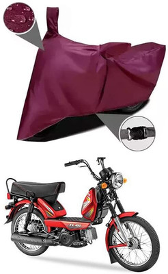 AASHTIK MART Two Wheeler Cover for TVS(Heavy Duty, Maroon)