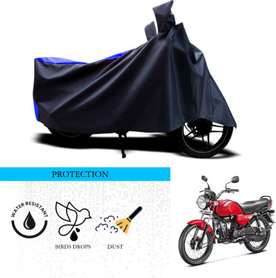 ANTHUB Waterproof Two Wheeler Cover for Hero(HF Dawn, Black, Blue)