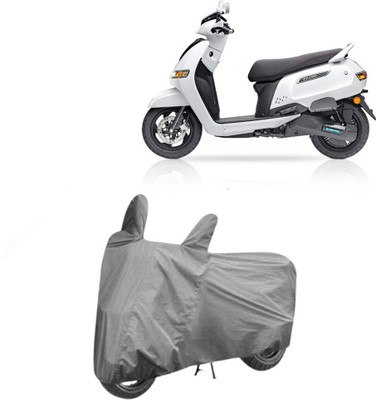 DeepShakshi AUTOMOTIVE Waterproof Two Wheeler Cover for TVS(iQube, Grey)