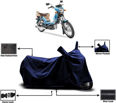 Amexride Two Wheeler Cover for TVS(XL 100 Comfort BS6, Blue)