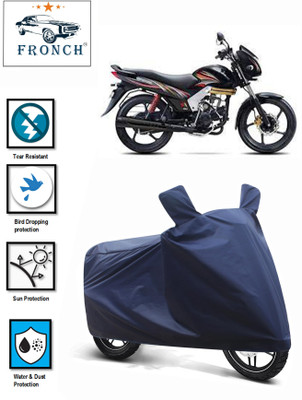 FRONCH Waterproof Two Wheeler Cover for Mahindra(Centuro, Blue)