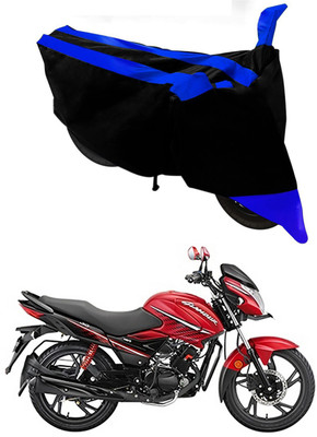 Furious3D Two Wheeler Cover for Hero(Glamour i3s, Blue, Black)
