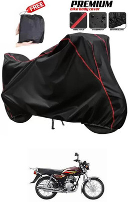 DeepShakshi AUTOMOTIVE Two Wheeler Cover for Yamaha(Crux, Black)
