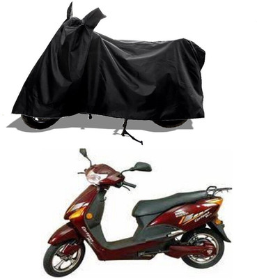 GROFATIK Two Wheeler Cover for Hero(Electric Zippy, Black)
