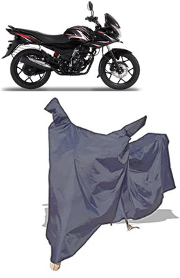 Amexride Two Wheeler Cover for Bajaj(Discover 150 f, Grey)