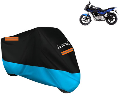 Juvdoxj Waterproof Two Wheeler Cover for Bajaj(Pulsar 220 BS6, Blue)