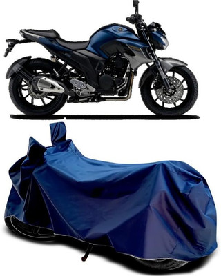 KEDIT Two Wheeler Cover for Yamaha(FZ-25, Blue)