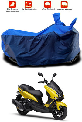 MMSSTAR Waterproof Two Wheeler Cover for Yamaha(Majesty S 155 maxi BS6, Blue, Blue)