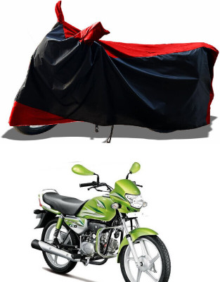 DeepShakshi AUTOMOTIVE Waterproof Two Wheeler Cover for Hero(HF Deluxe Eco, Red)