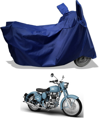Amexride Two Wheeler Cover for Royal Enfield(Classic Squadron BS6, Blue)