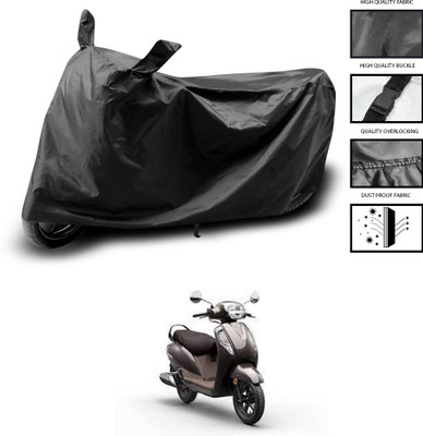 PAGORA Waterproof Two Wheeler Cover for Suzuki(Access 125, Black)