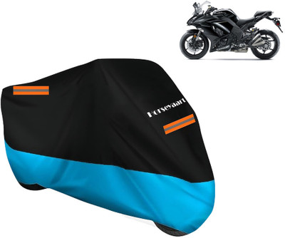 Horseyaart Waterproof Two Wheeler Cover for Kawasaki(Ninja 1000, Blue)