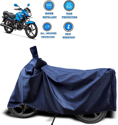CODOKI Waterproof Two Wheeler Cover for Hero(Glamour FI, Blue)