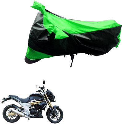Mdstar Waterproof Two Wheeler Cover for Mahindra(Mojo, Black, Green)
