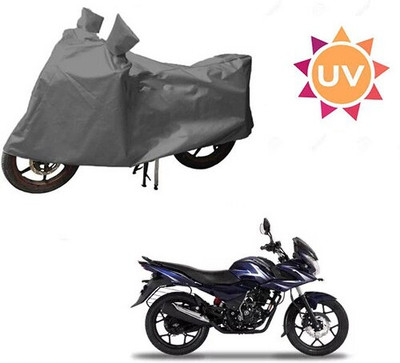 MMSSTAR Waterproof Two Wheeler Cover for Bajaj(Discover 150 f, Grey)