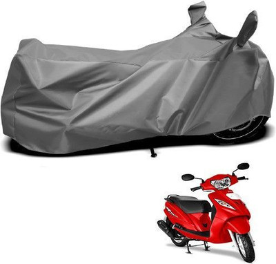 DeepShakshi AUTOMOTIVE Waterproof Two Wheeler Cover for TVS(Wego, Grey)