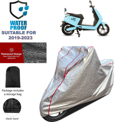 GOSHIV-car and bike accessories Waterproof Two Wheeler Cover for Hero(Electric E-Sprint, Silver)
