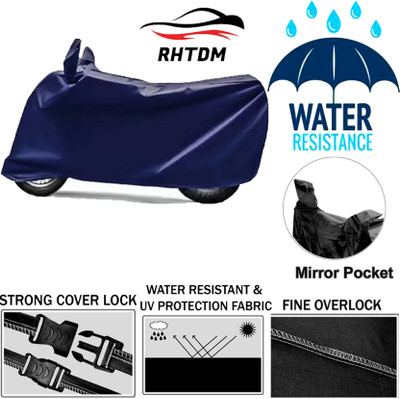 Rhtdm Two Wheeler Cover for Honda(Activa i, Blue)