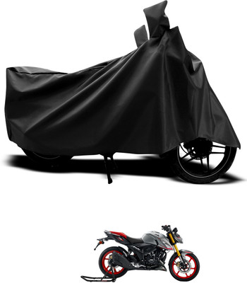 CODOKI Waterproof Two Wheeler Cover for TVS(Apache RTR 160, Black)