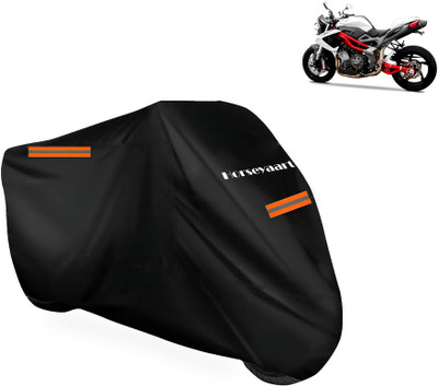 Horseyaart Waterproof Two Wheeler Cover for Benelli(TNT R, Black)