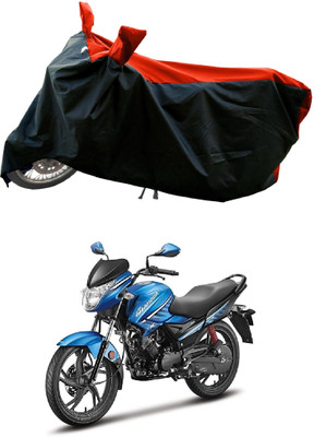 DeepShakshi AUTOMOTIVE Waterproof Two Wheeler Cover for Hero(Glamour Programmed FI BS6, Red)