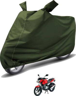 MOCKHE Waterproof Two Wheeler Cover for Bajaj(Pulsar 135 LS DTS-i, Green)