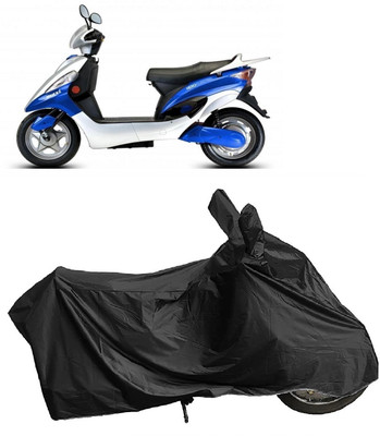 DIGGU Two Wheeler Cover for Hero Electric(Electric Maxi, Black)